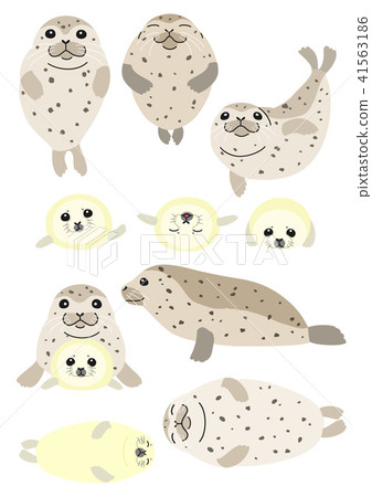 Parent-child material set of seals 41563186
