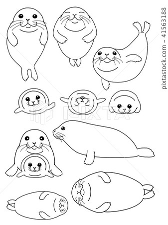 Parent-child material set drawing of seals 41563188