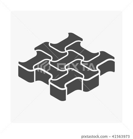 paver block icon 41563973