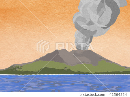 Sakurajima illustration Sakurajima illustration 41564234