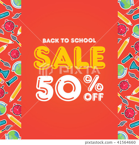 Back to school sale design 41564660
