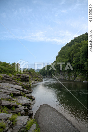 Nagaoka Valley Arakawa stone pavement Nagaoka Valley Arakawa stone pavement 41565089