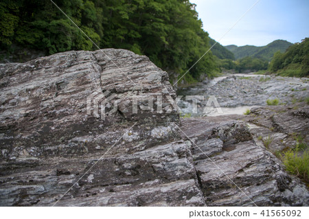 Nagaoka Valley Arakawa stone pavement Nagaoka Valley Arakawa stone pavement 41565092