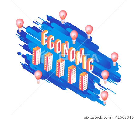 Vector economic vibrant gradient poster template Vector economic vibrant gradient poster template 41565316