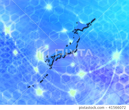 Solar panel of the Japanese archipelago 41566072