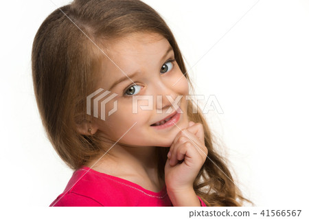 Young serious thoughtful sad teen girl 41566567