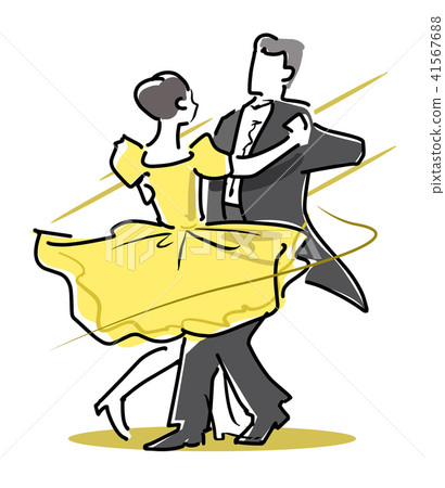 Ballroom dancing icon Ballroom dancing icon 41567688