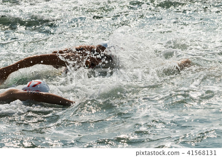 鐵人三項游泳運動員 鐵人三項游泳運動員 41568131
