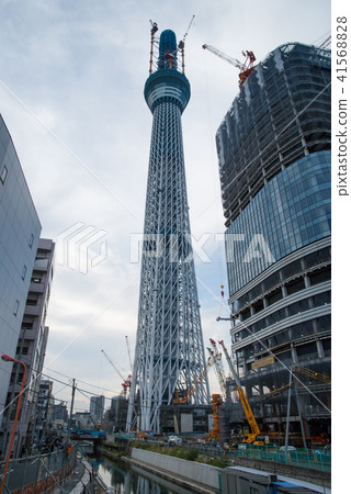 正在建設中的東京晴空塔22 41568828