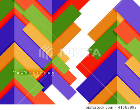 Multicolored abstract geometric shapes, geometry background for web banner 41568992