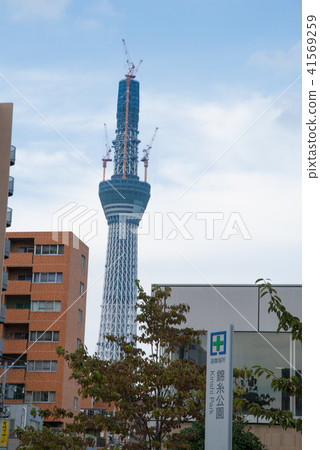 正在建設中的東京晴空塔22 正在建設中的東京晴空塔22 41569259
