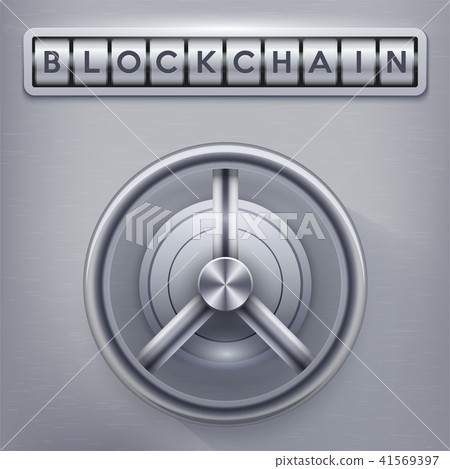 Safe with blockchain lock 41569397