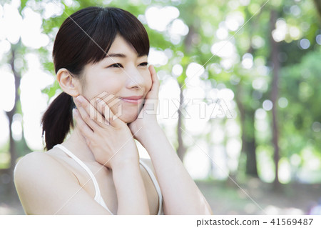 美容護膚健身女性瑜伽普拉提 41569487