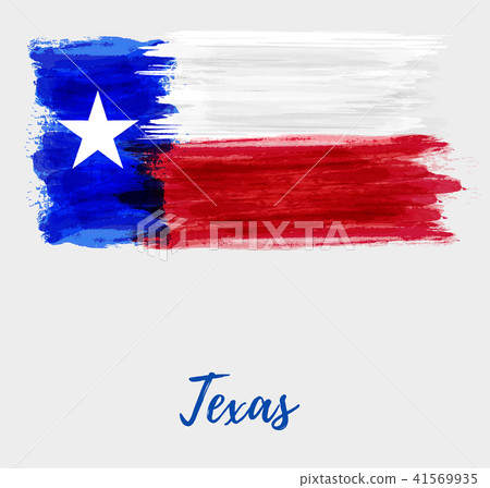 Grunge flag of the state of Texas - Stock Illustration [41569935] - PIXTA
