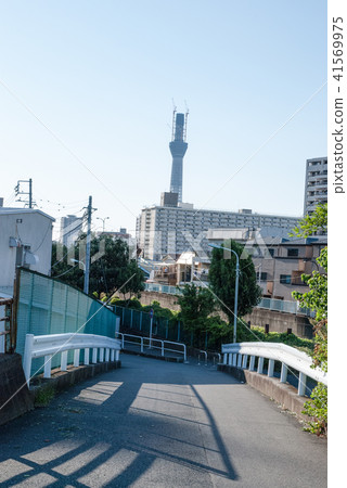 與東京天空樹的風景建設中平成時代2010年 與東京天空樹的風景建設中平成時代2010年 41569975