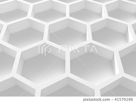 六角蜂窩結構抽象背景 41570199