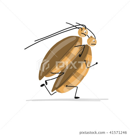 Funny cockroaches for your design Funny cockroaches for your design 41571246