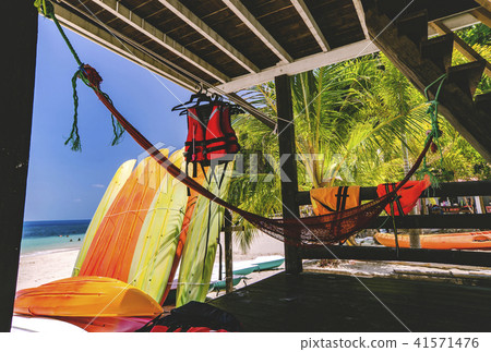 landscape of beautiful tropical island and resort landscape of beautiful tropical island and resort 41571476