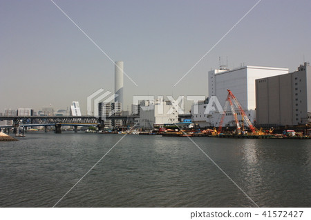 Keihin運河邊風景在東京附近 Keihin運河邊風景在東京附近 41572427