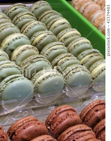 macaron France colourful dessert, french icon 41574483