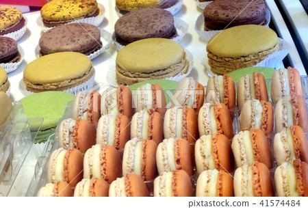 macaron France colourful dessert, french icon 41574484