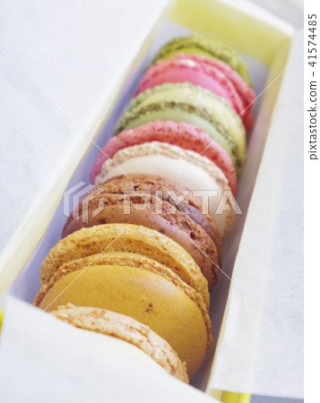 macaron France colourful dessert, french icon 41574485