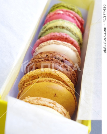 macaron France colourful dessert, french icon 41574486