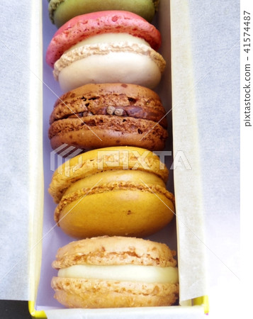 macaron France colourful dessert, french icon 41574487