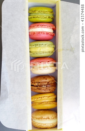 macaron France colourful dessert, french icon 41574488