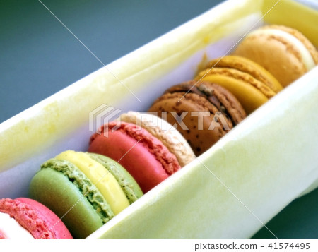 macaron France colourful dessert, french icon 41574495