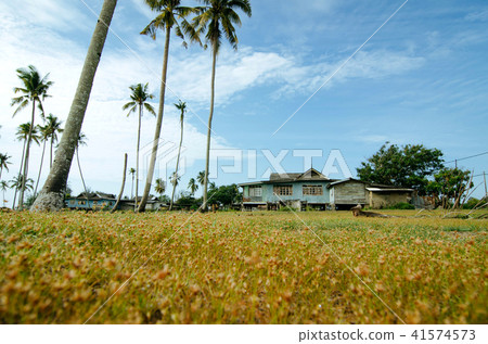 beautiful scenery traditional fisherman village 41574573