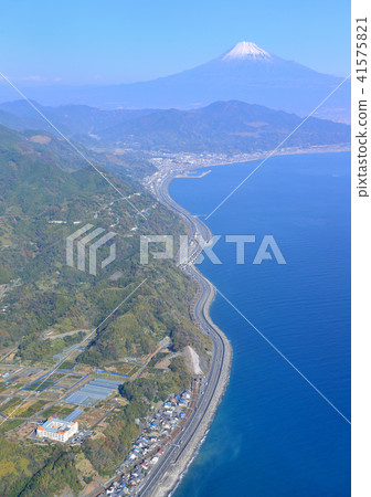 Shizuoka City Shimizu Ward Yui and Mt. Fuji-aerial-0939 41575821