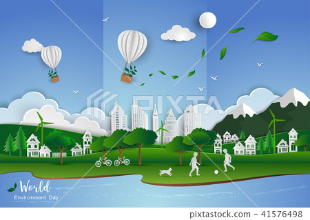 Concept of eco friendly save the environment 41576498
