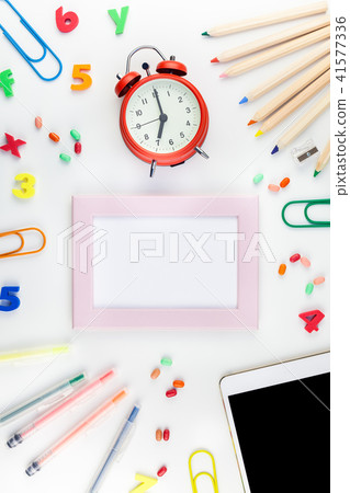 Back to school concept with office supplies 41577336