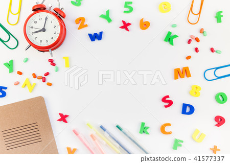 Back to school concept with office supplies 41577337