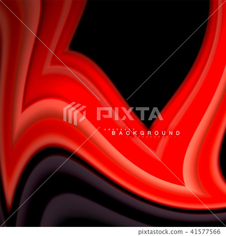 Geometric shapes created with fluid multicolored lines Geometric shapes created with fluid multicolored lines 41577566
