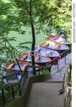 Boats in Lillafured, Hungary Boats in Lillafured, Hungary 41577849