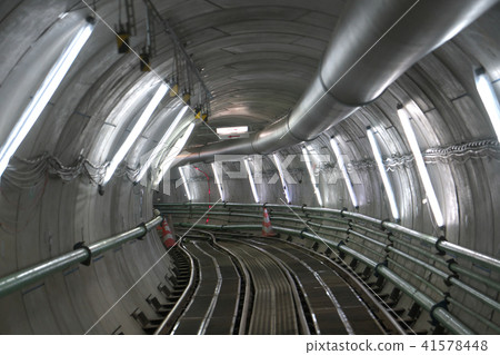 Shield tunnel construction site 41578448