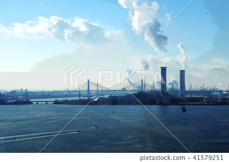 Scenery of Nagoya Harbor 41579251