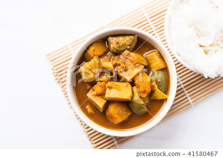 Fish organs sour soup, Southern Thai food Fish organs sour soup, Southern Thai food 41580467