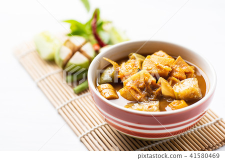 Fish organs sour soup, Southern Thai food 41580469