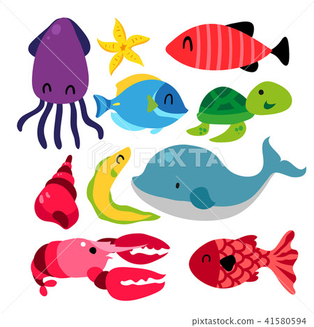 Sea animals collection Sea animals collection 41580594