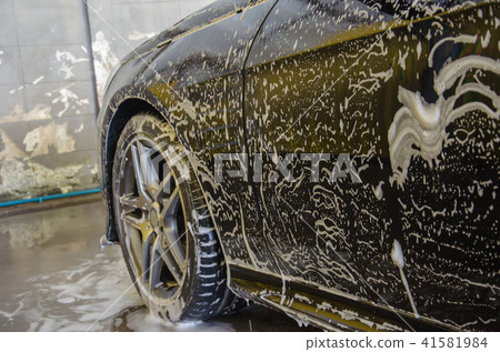 Car wash foam Car wash foam 41581984