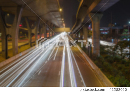 Blur the car at night. Blur the car at night. 41582030