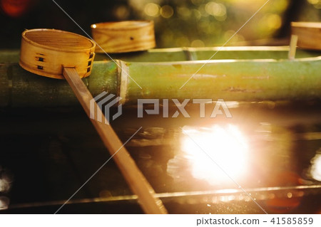 Bamboo Chozuya (purification fountain) Bamboo Chozuya (purification fountain) 41585859