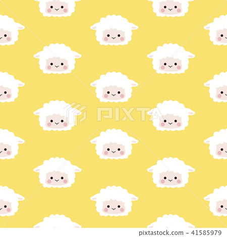 Vector sheep pattern. Vector sheep pattern. 41585979