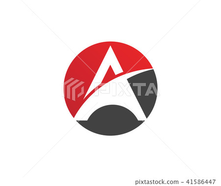 A Letter Logo Business Template Vector icon - Stock Illustration ...