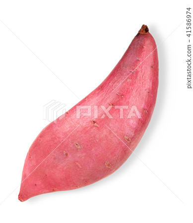 Sweet potato isolated on white with clipping path 41586974