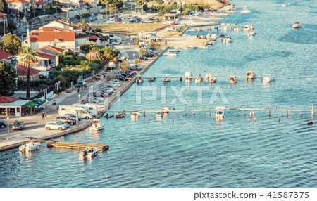 Seashore in Trogir, Croatia, beauty filter 41587375
