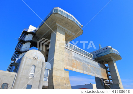 Numazu Port Large Scale Outlook Flood gate 41588648